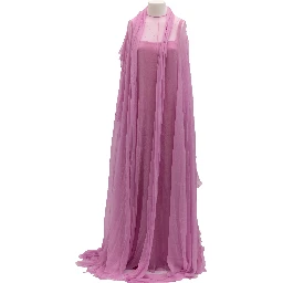 Pink Sleeveless Maxi Dress
