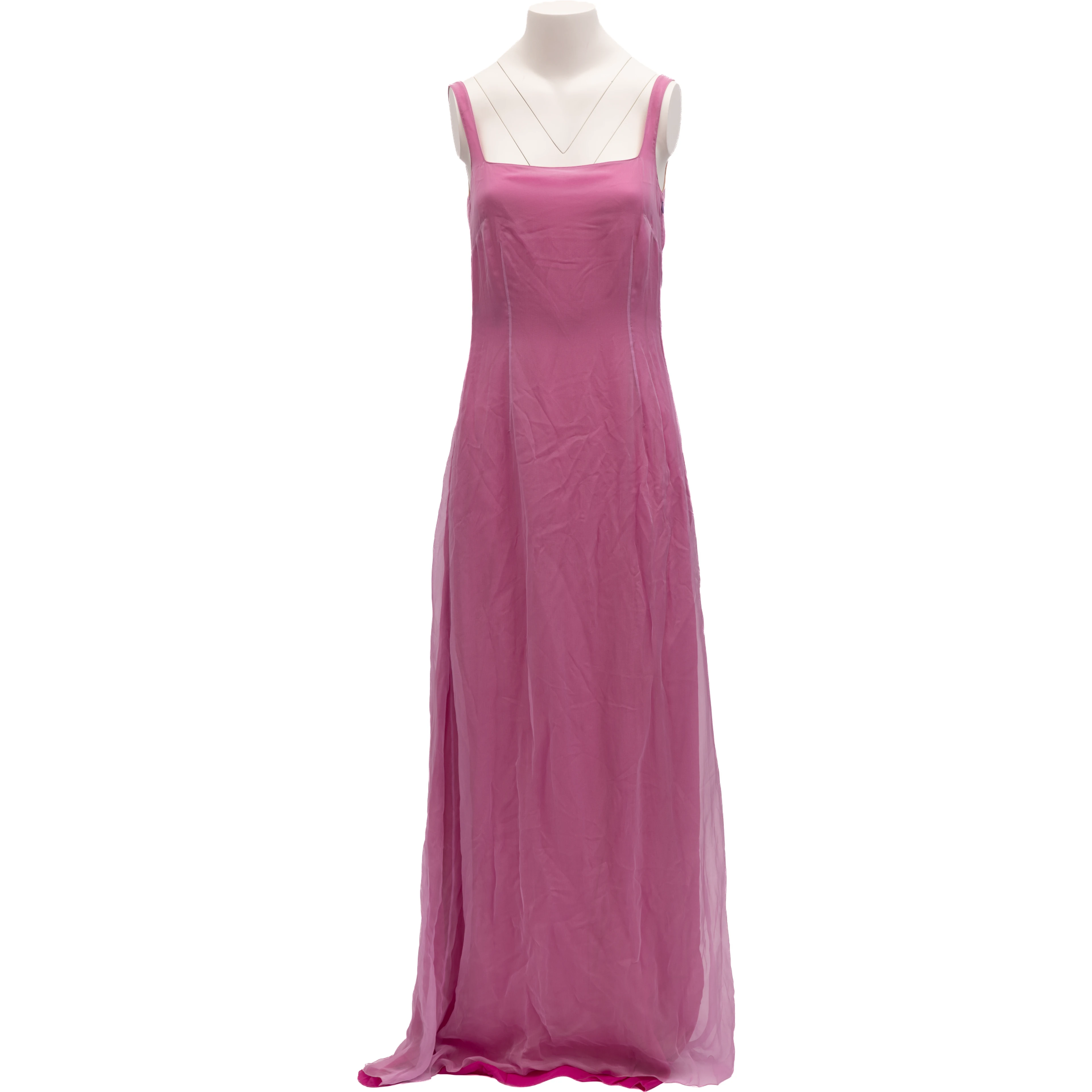 Pink Sleeveless Maxi Dress