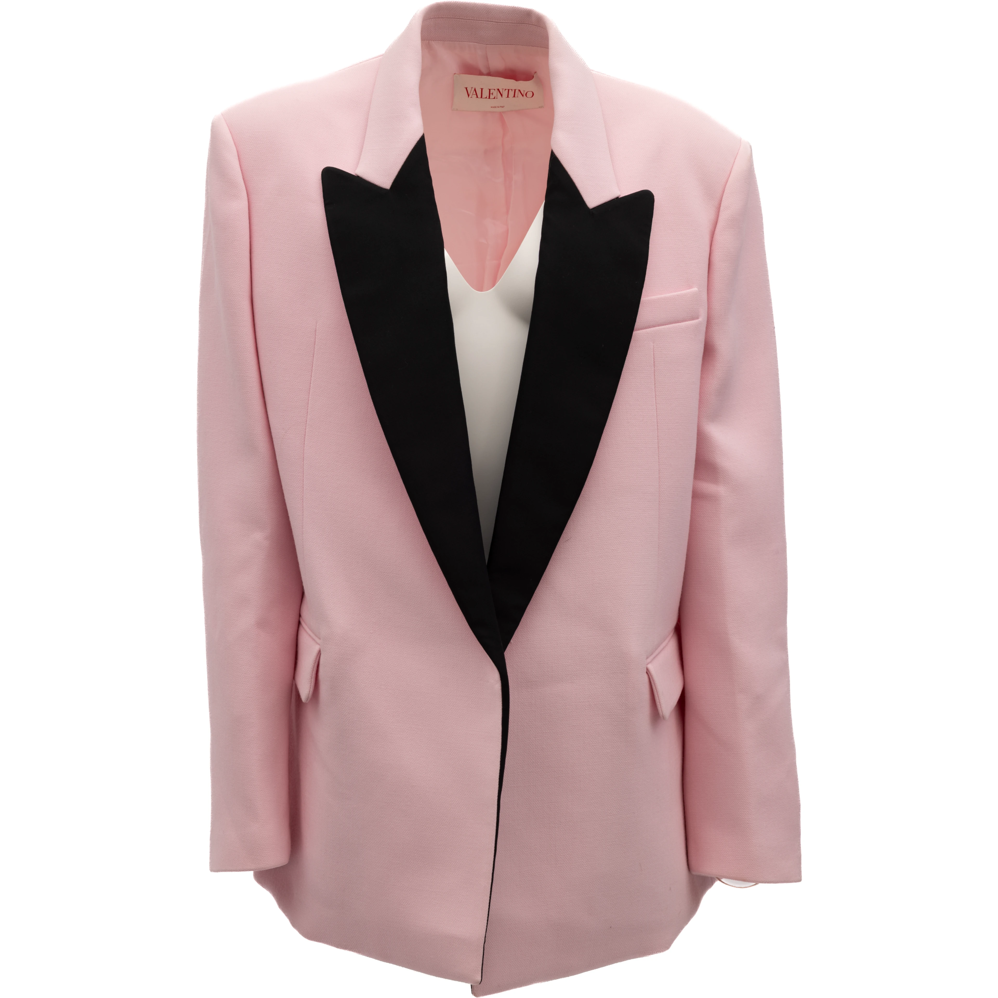 Pink Tuxedo Blazer