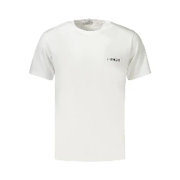 White Cotton Men's T-Shirt
