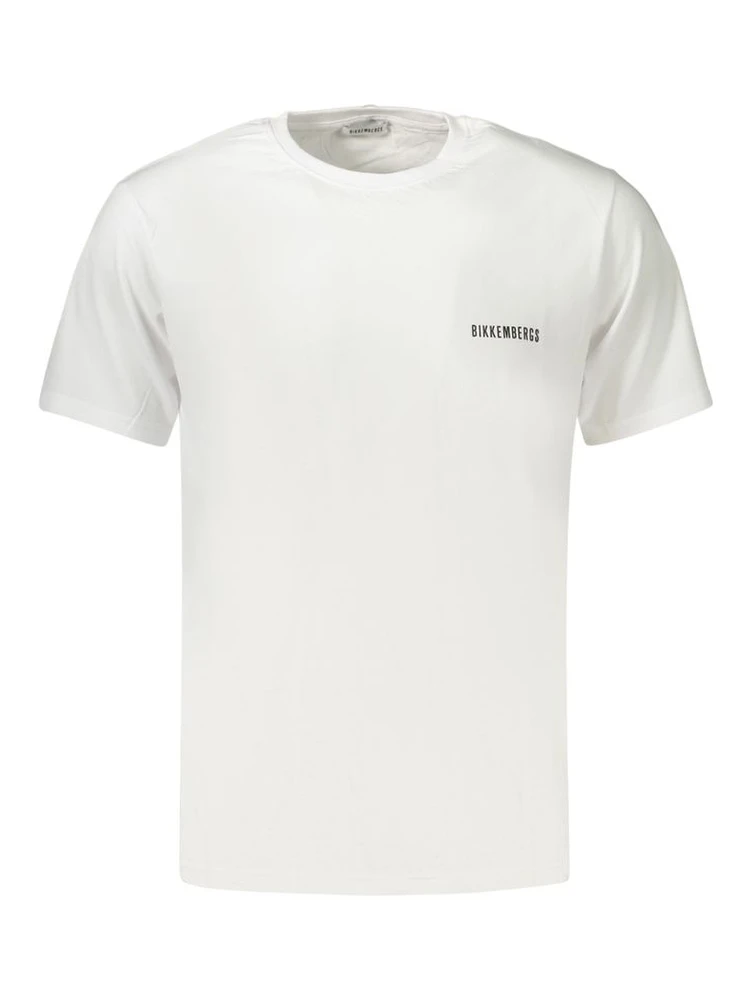 White Cotton Men's T-Shirt