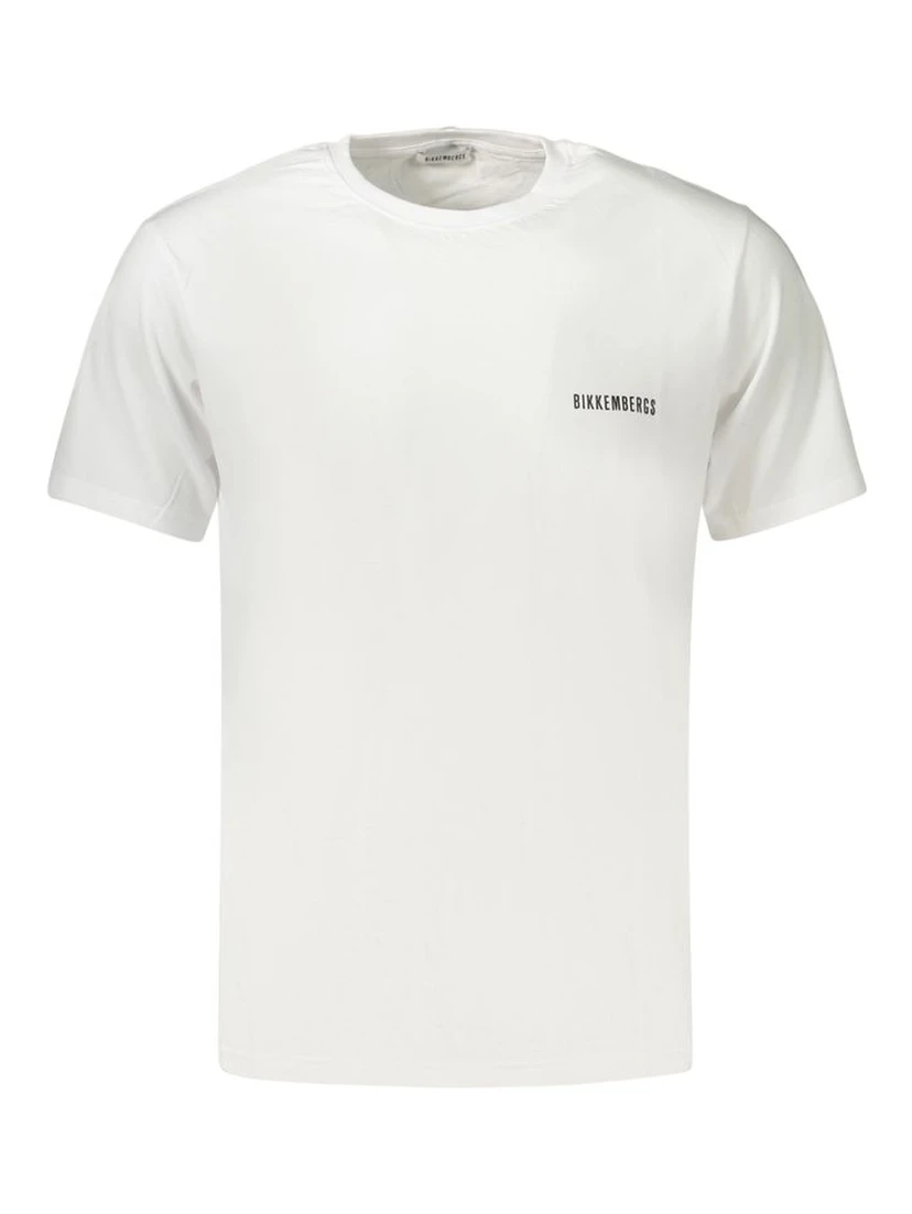 White Cotton Men's T-Shirt