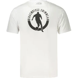 White Cotton Men's T-Shirt