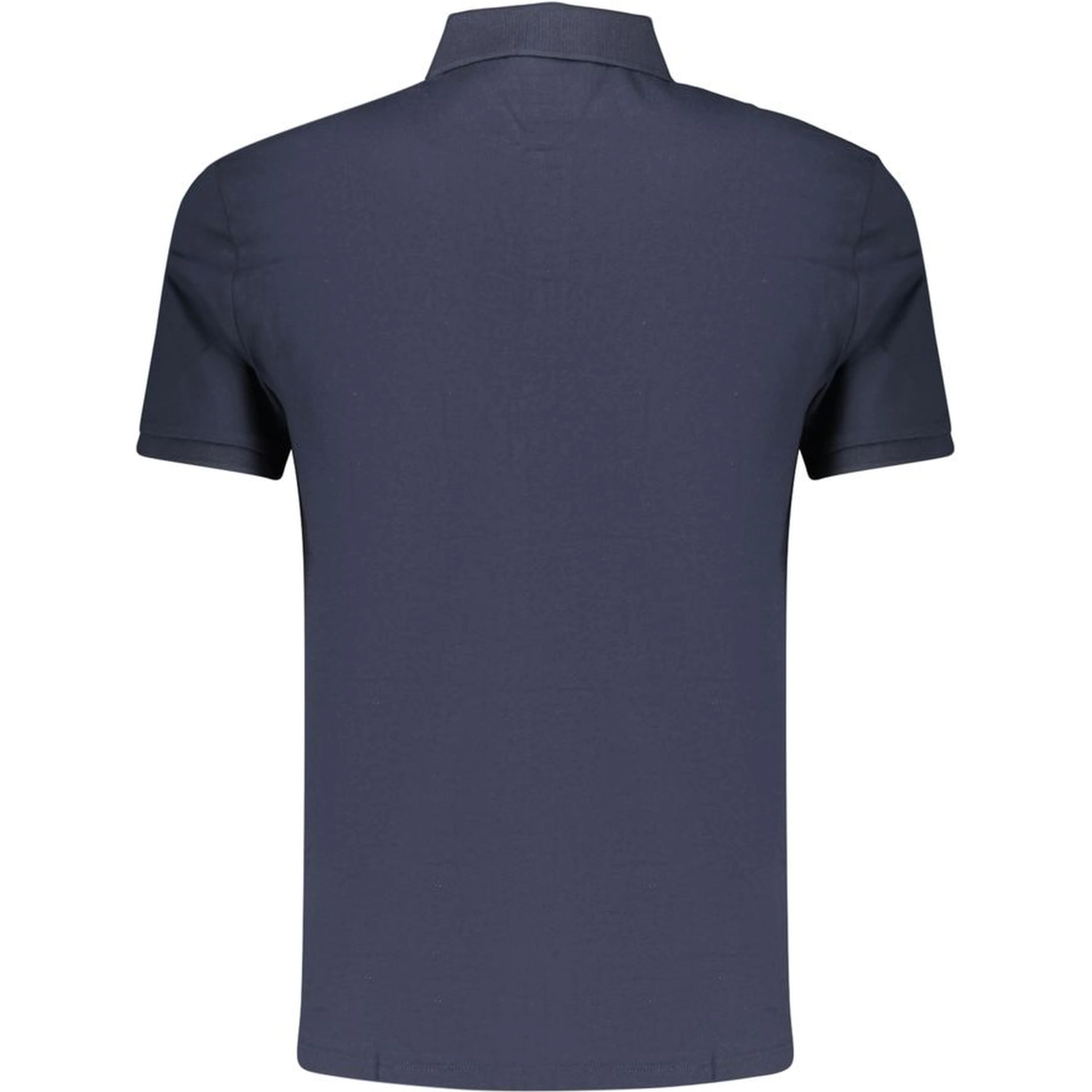 Blue Cotton Men's Polo Shirt