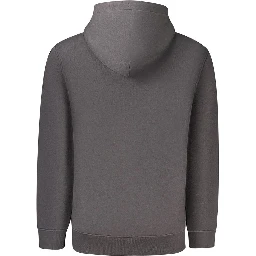 Black Cotton Men's Sweatshirt