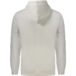 White Cotton Men's Sweatshirt