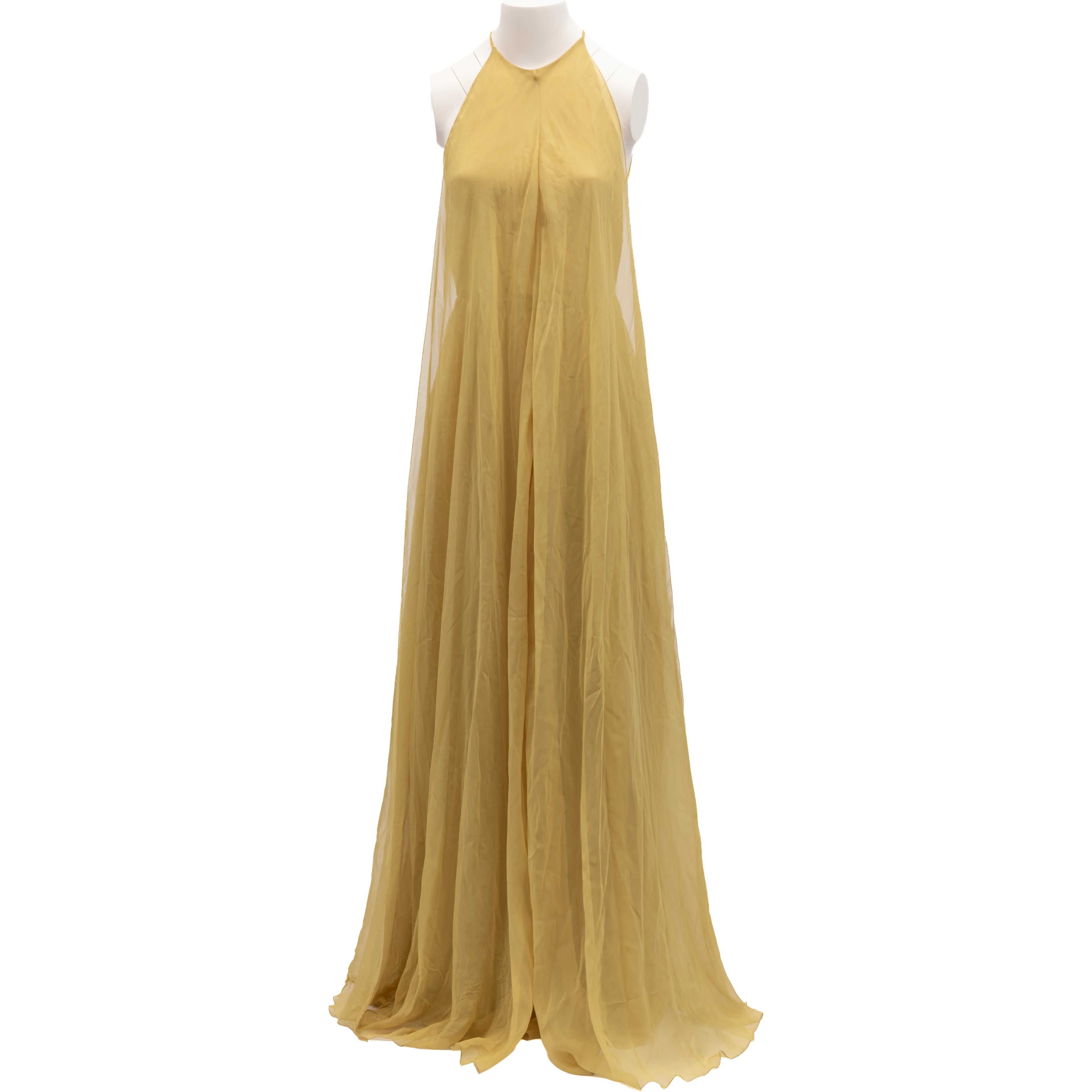 Flowy Open-Back Evening Dress
