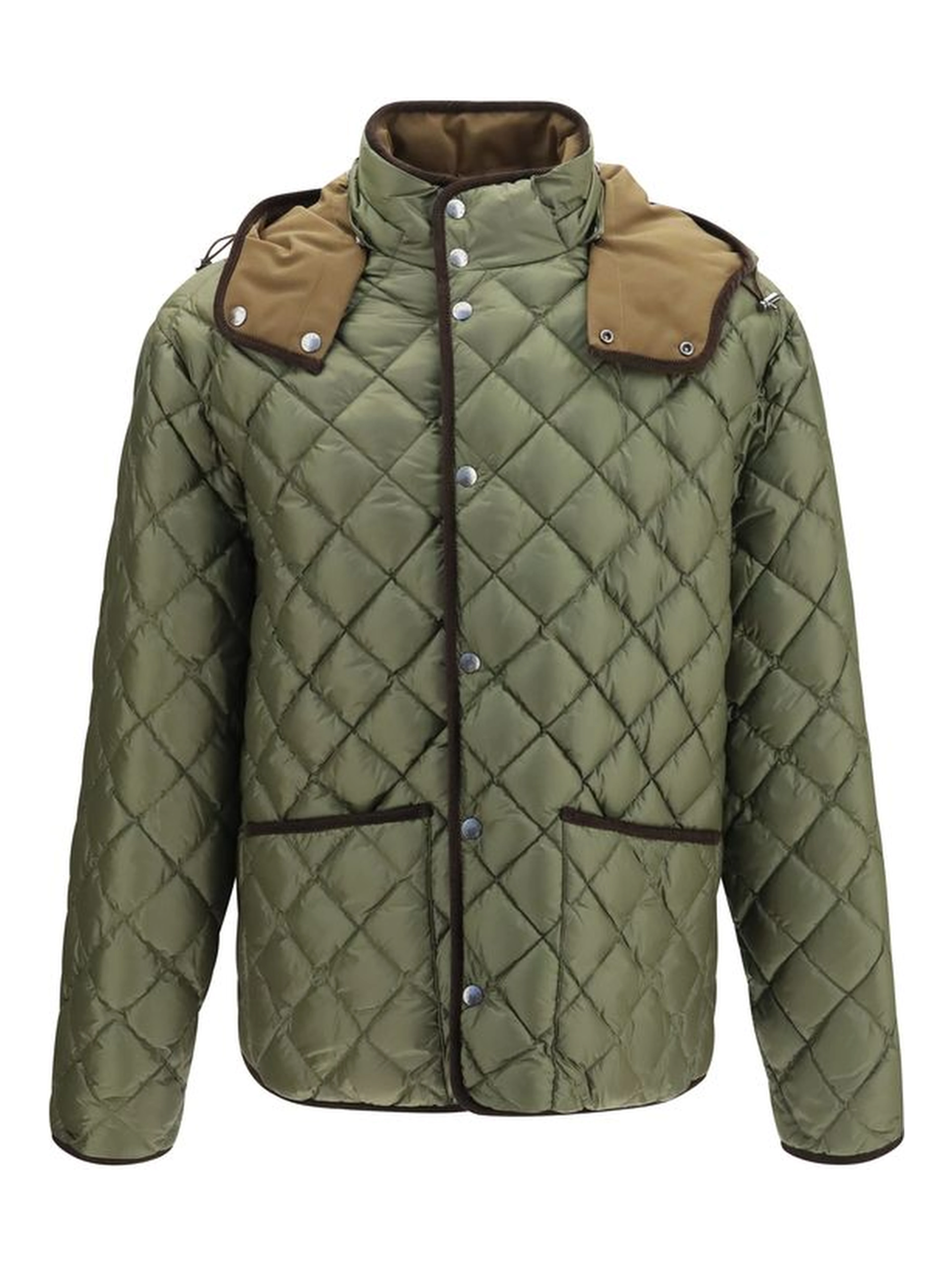 Multicolor Polyamide Full-Length Jacket