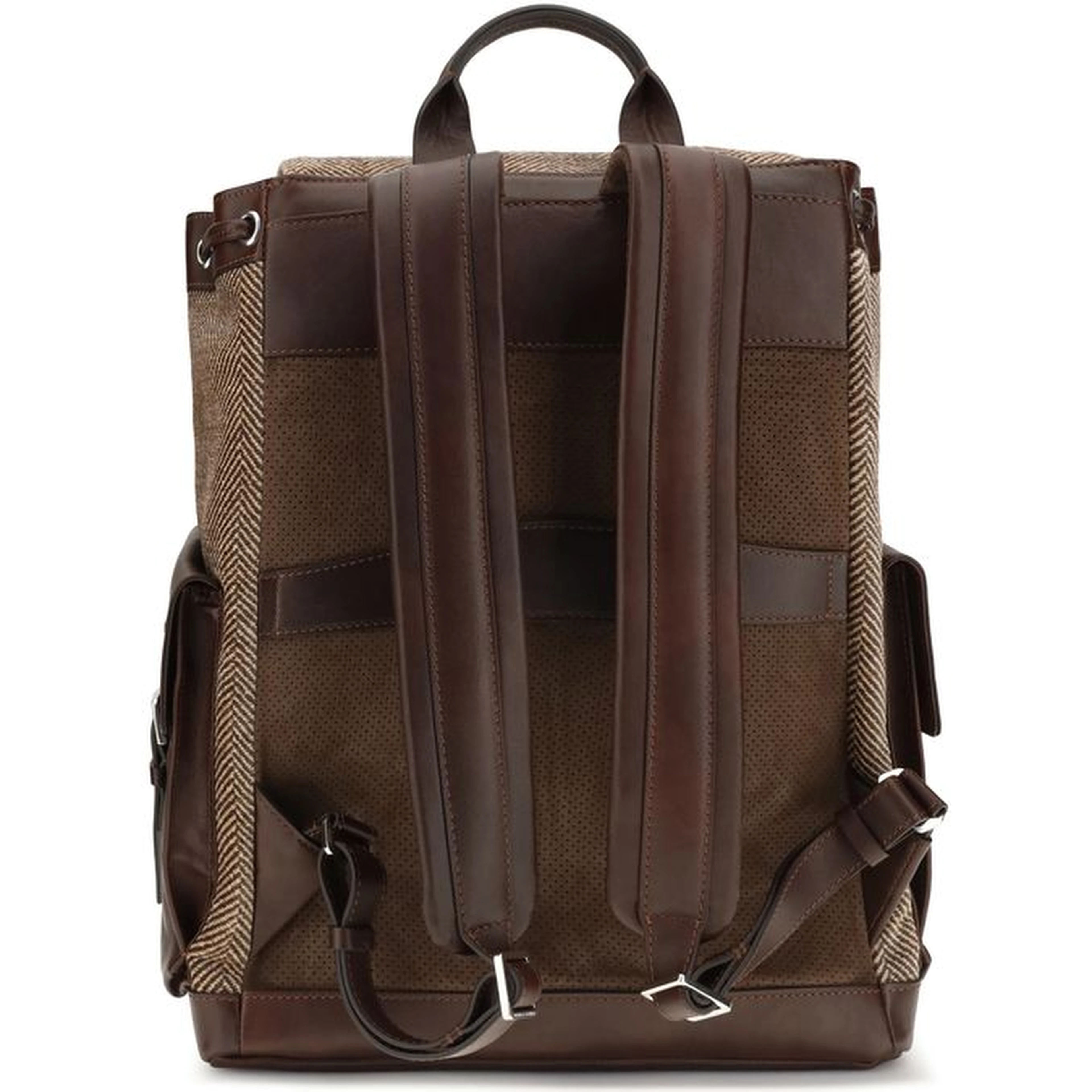 Brown Polyamide Backpack