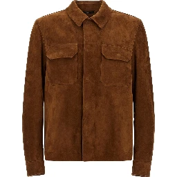 Brown Lamb Leather Leather Jacket