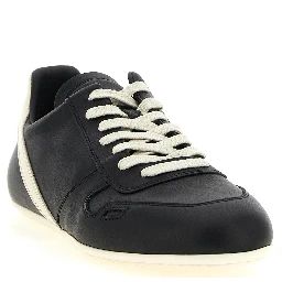 Bicolor Calfskin Low Top Sneakers