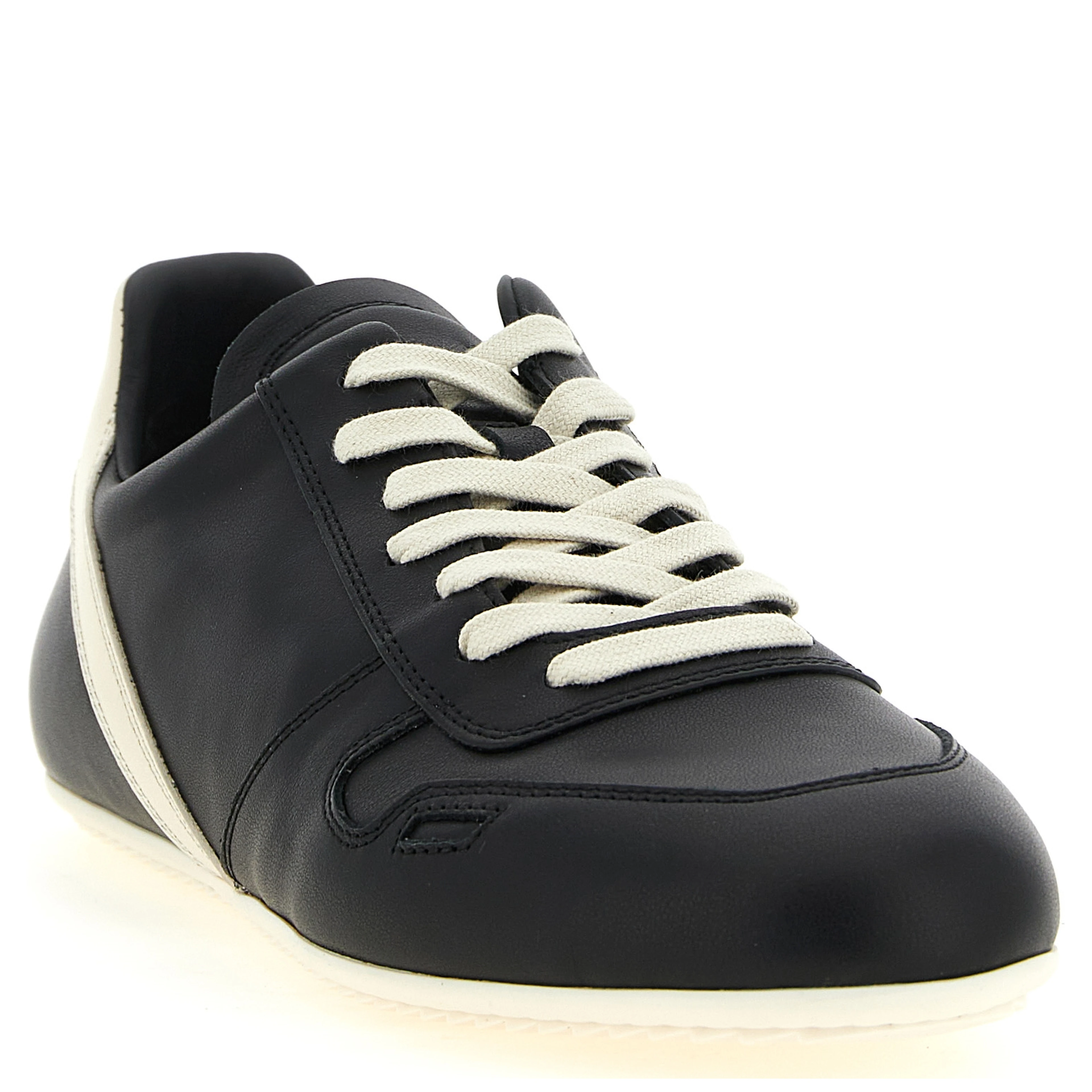 Bicolor Calfskin Low Top Sneakers