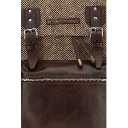 Brown Polyamide Backpack