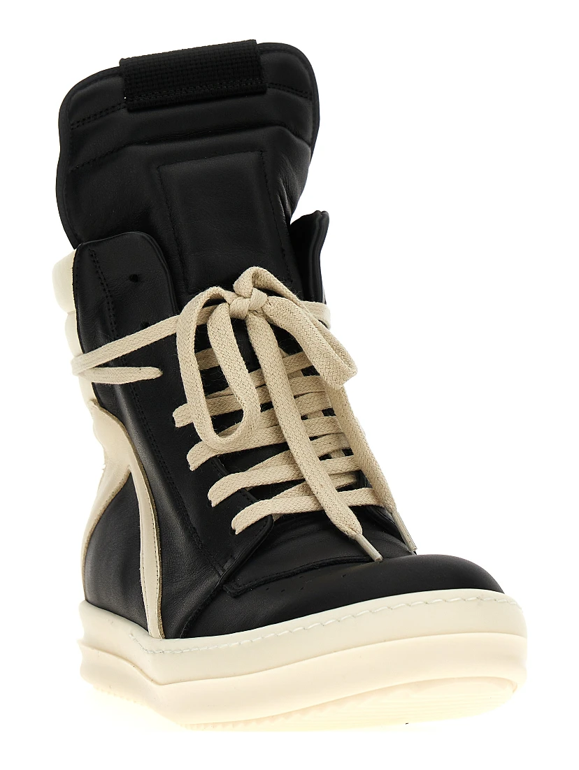 Bicolor Calfskin Athletic Sneakers