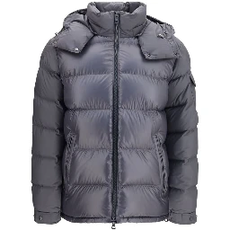Gray Goose Down Full-Length Jacket