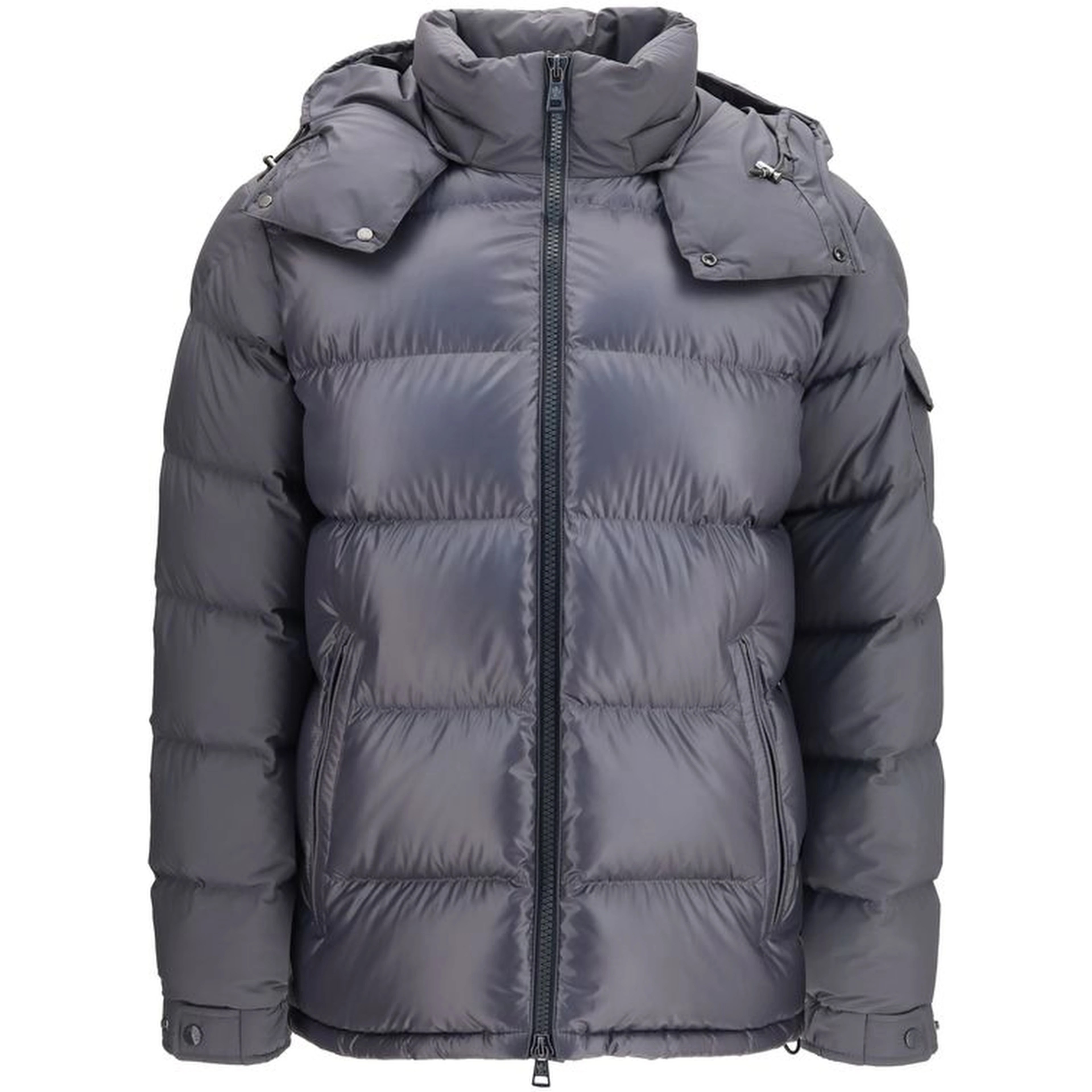 Gray Goose Down Full-Length Jacket