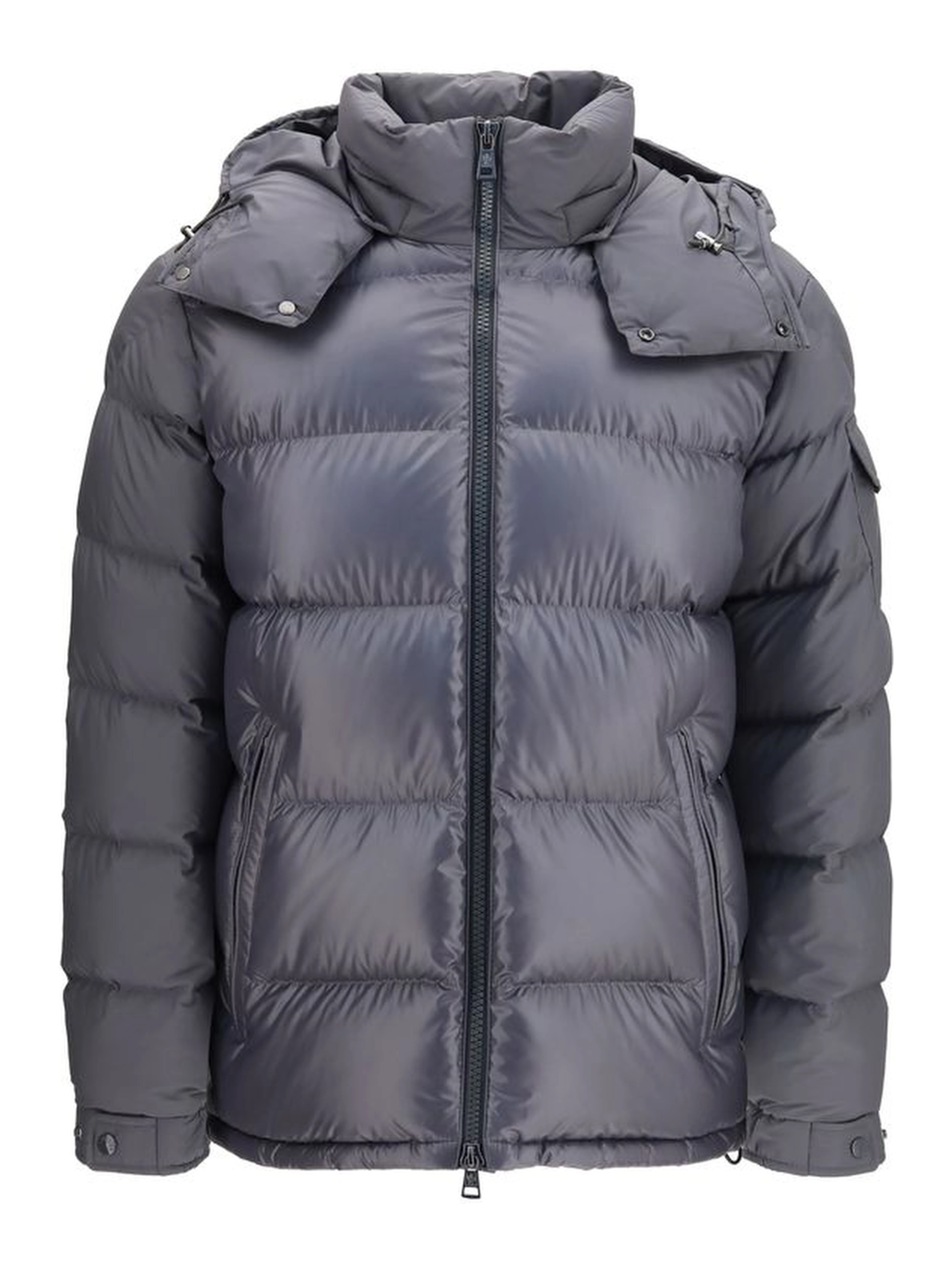 Gray Goose Down Full-Length Jacket
