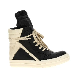 Bicolor Calfskin High Top Sneakers