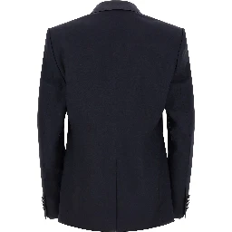 Blue Virgin Wool Two-Piece Suit