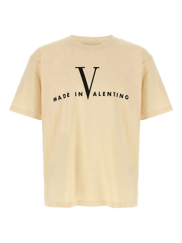 Beige Cotton T-Shirt