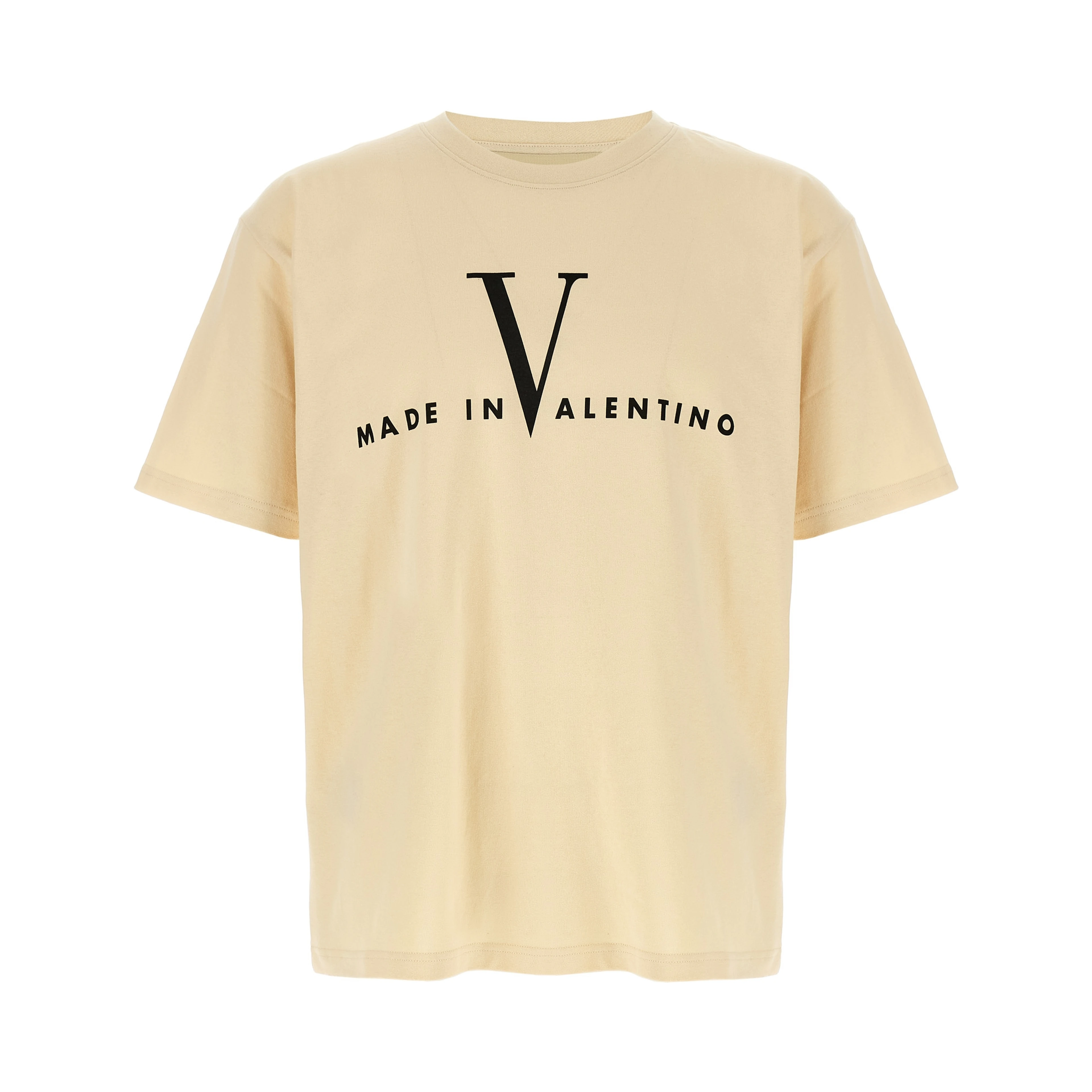 Beige Cotton T-Shirt