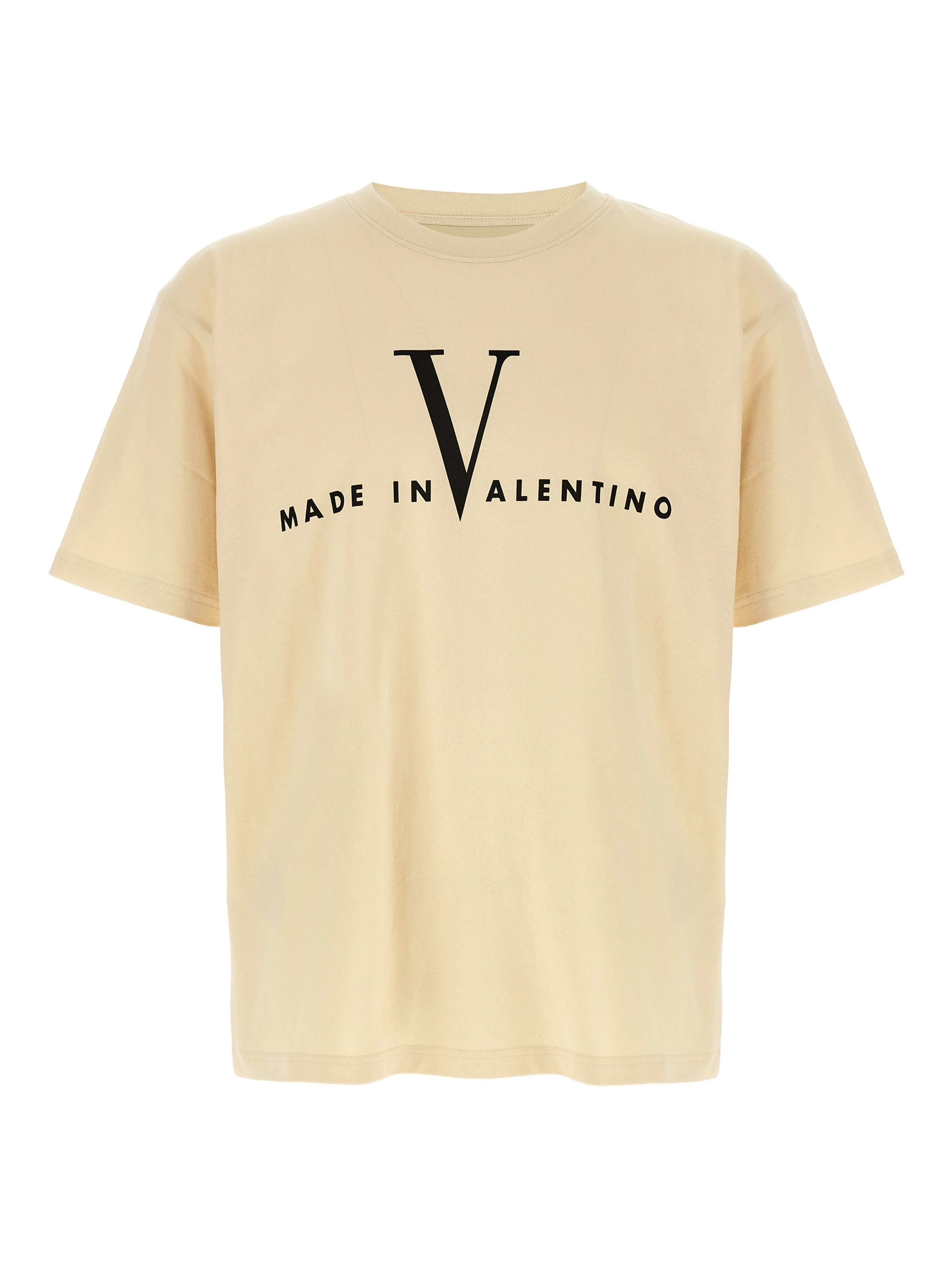 Beige Cotton T-Shirt