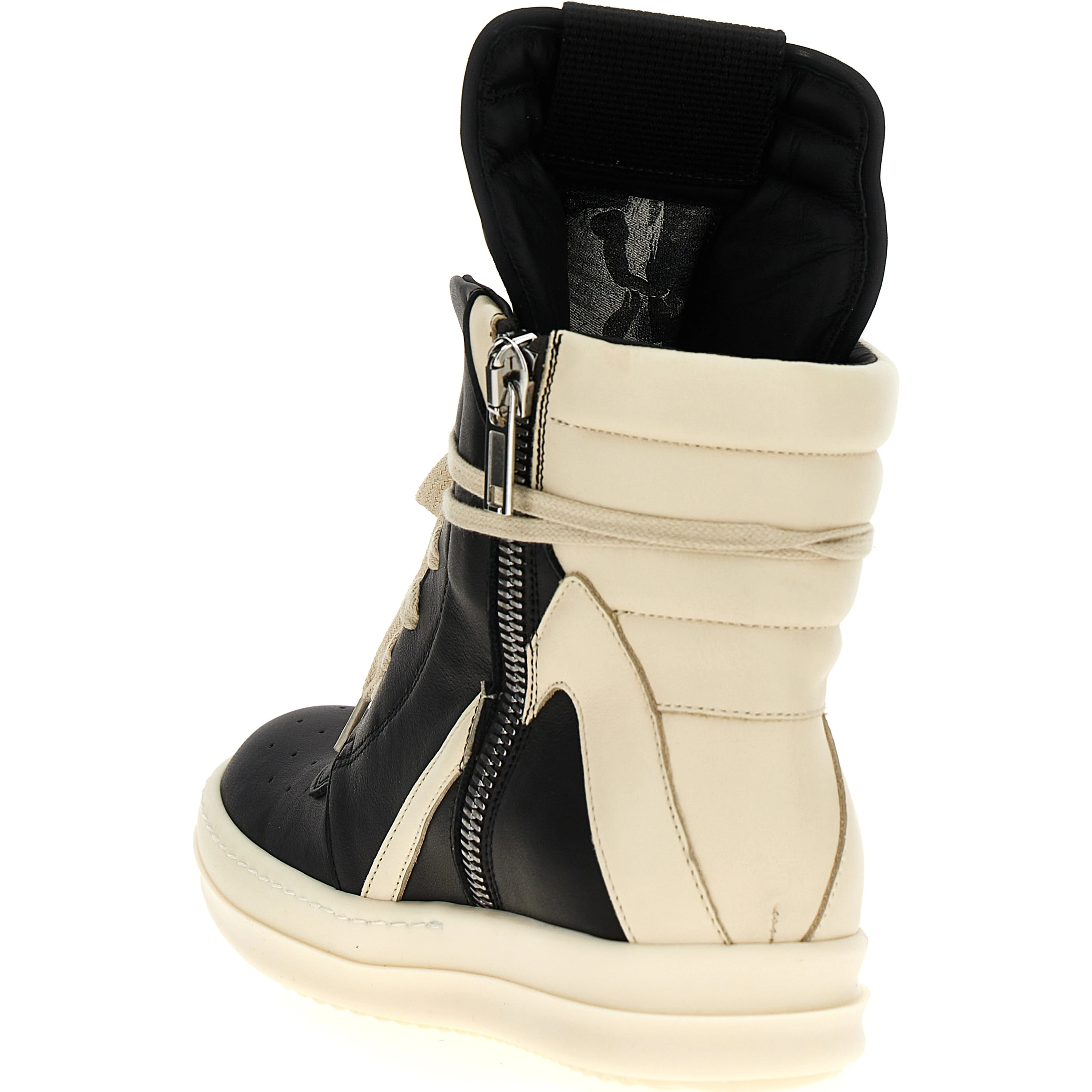 Bicolor Calfskin Athletic Sneakers