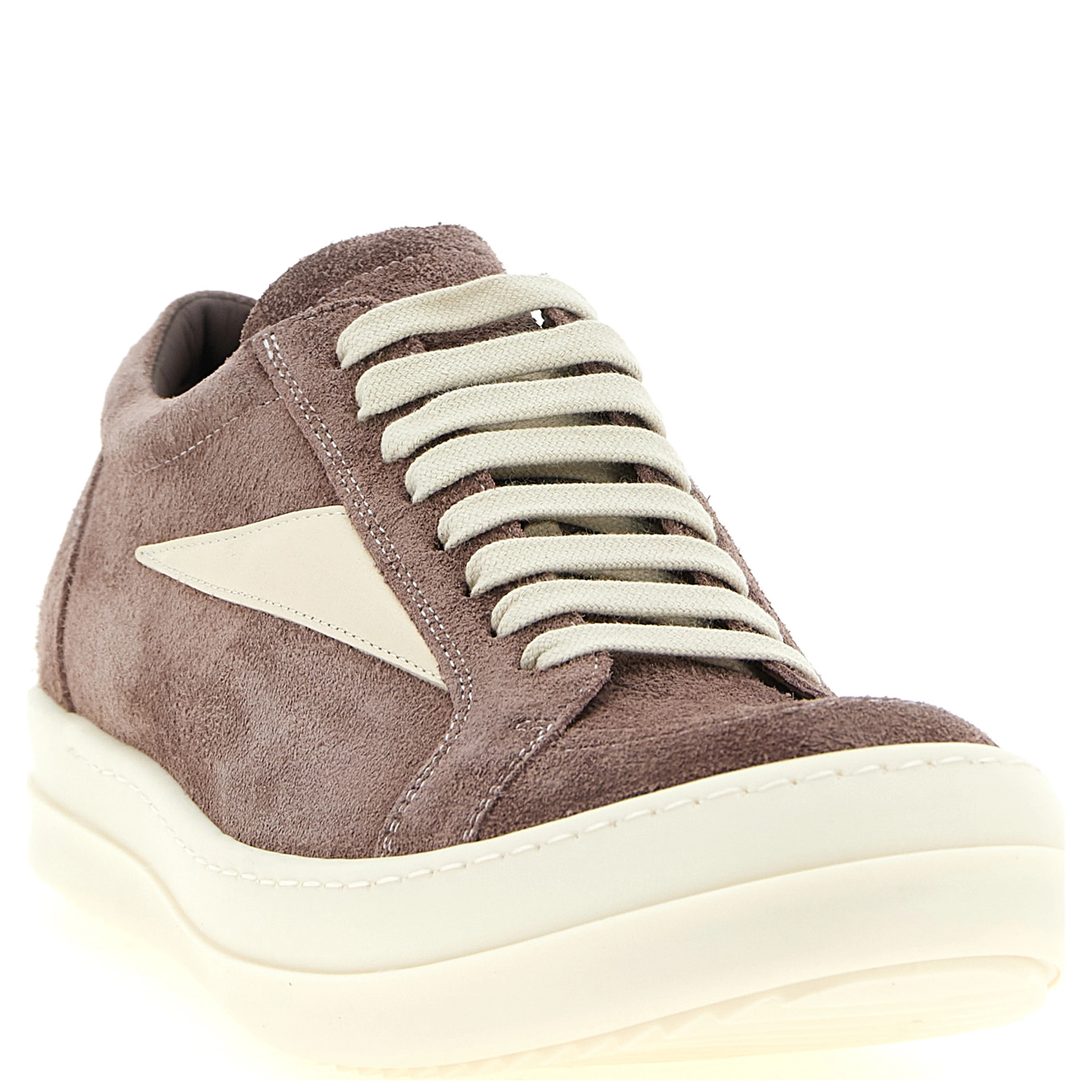 Purple Calfskin Low Top Sneakers