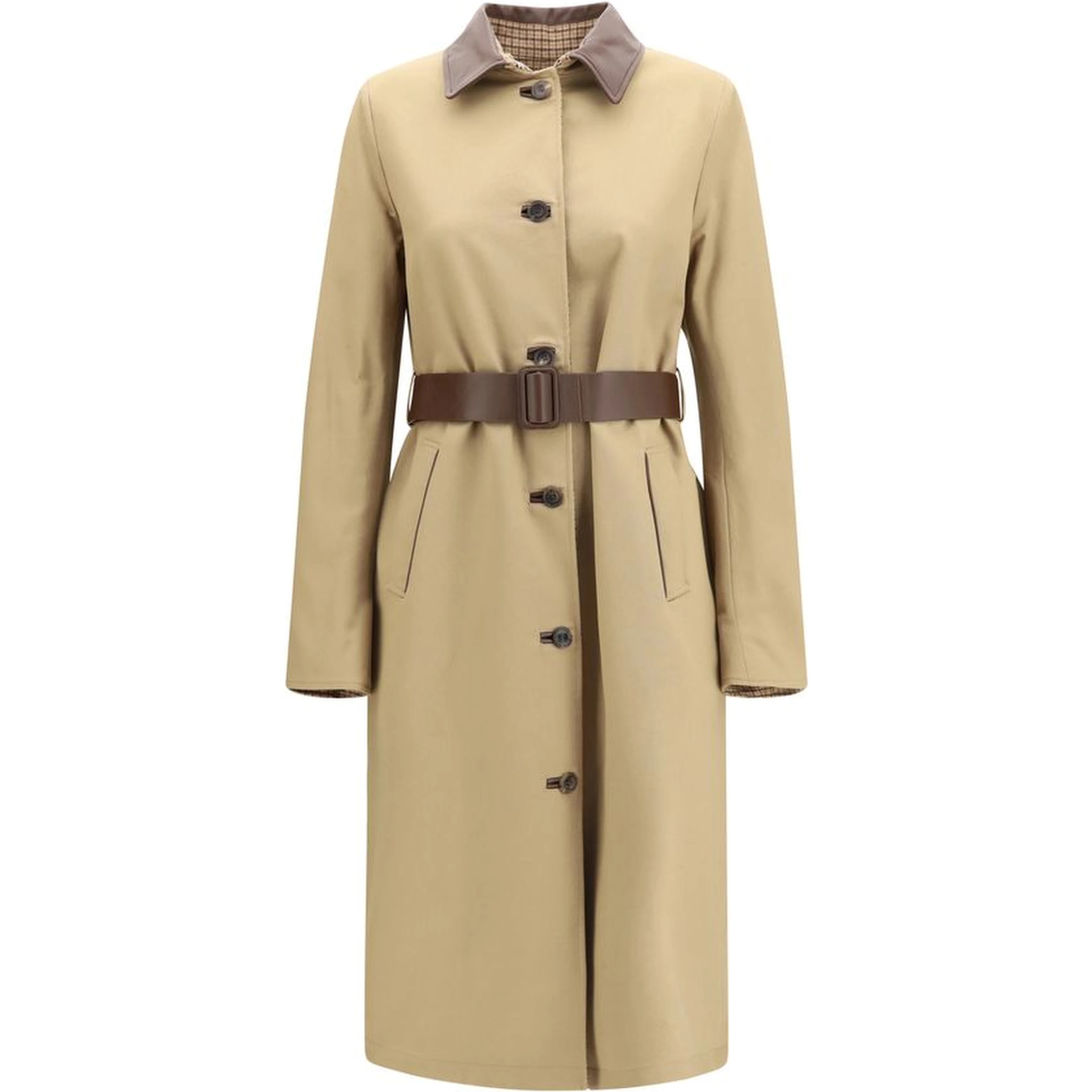 Brown Cotton Coat