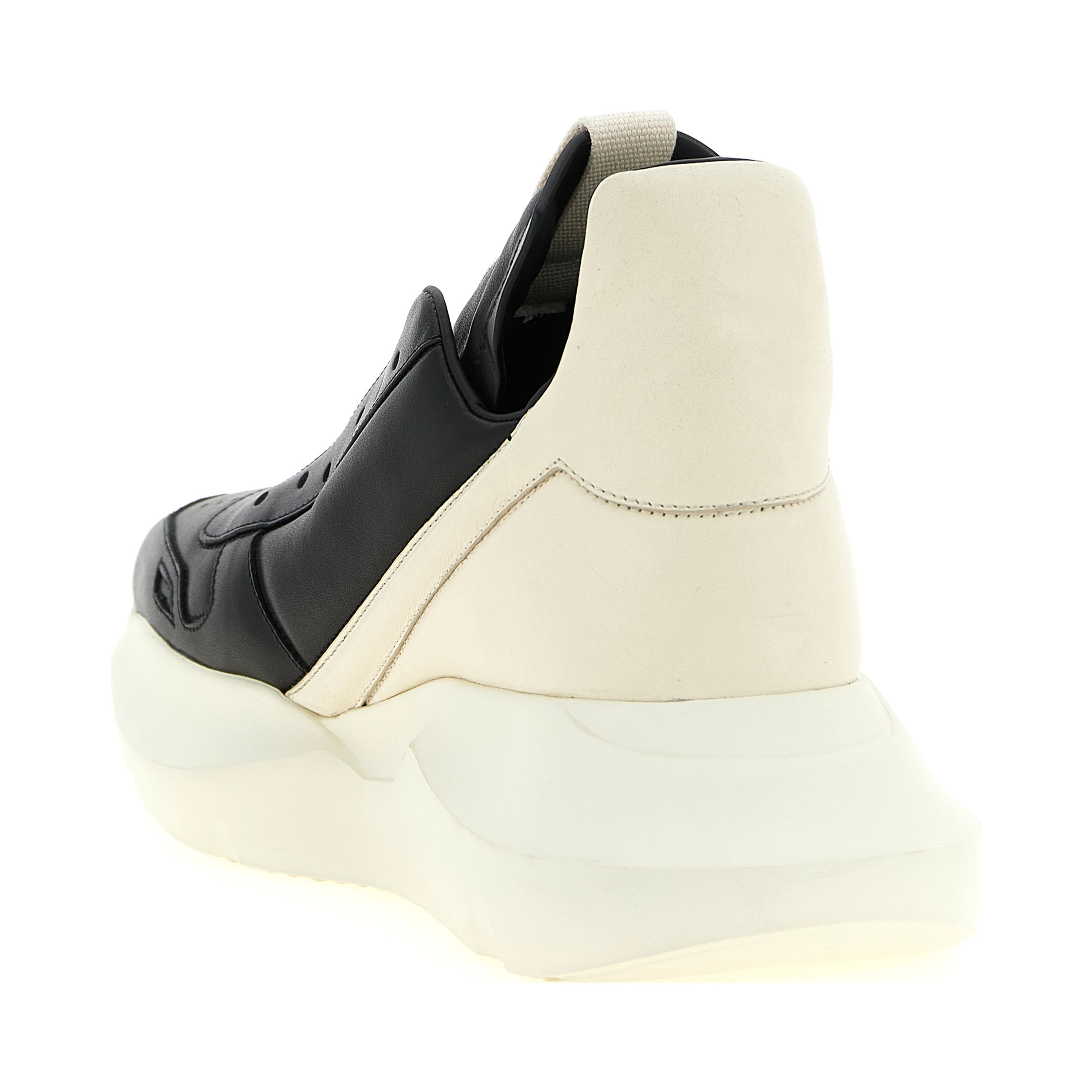 Bicolor Calfskin Chunky Sneakers