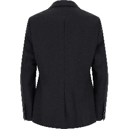 Blue Virgin Wool Two-Piece Suit