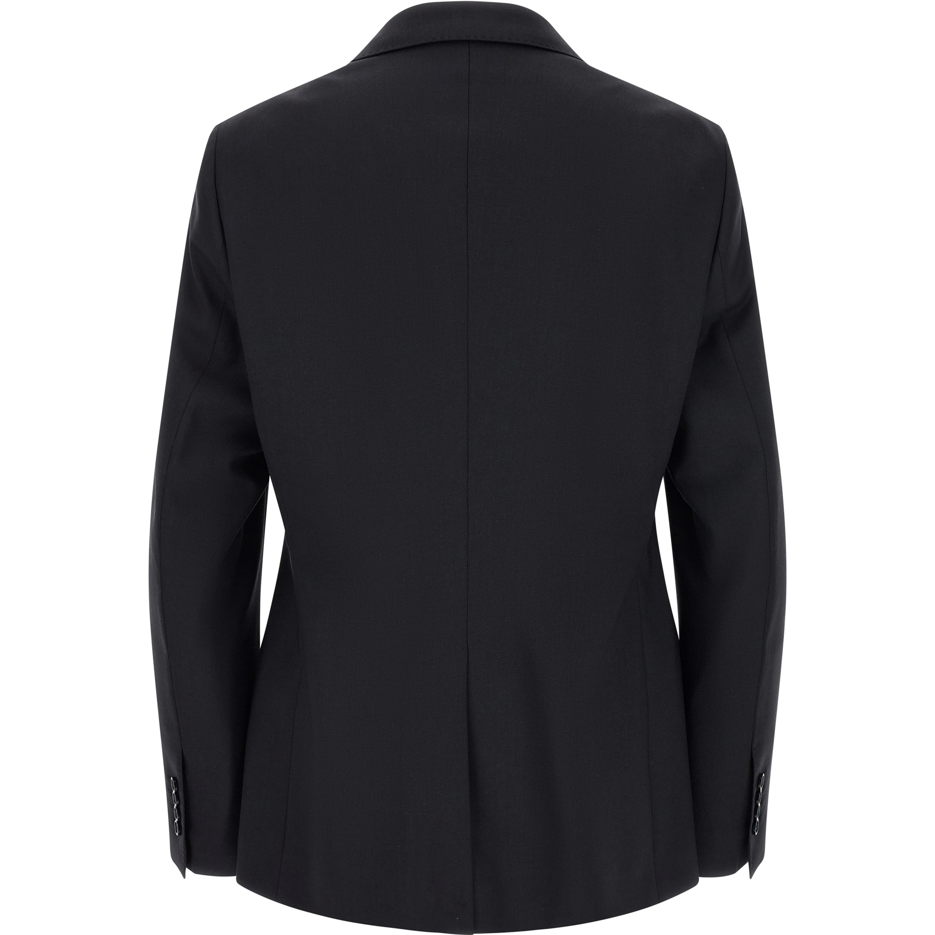 Blue Virgin Wool Two-Piece Suit