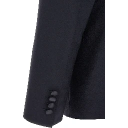 Blue Virgin Wool Two-Piece Suit