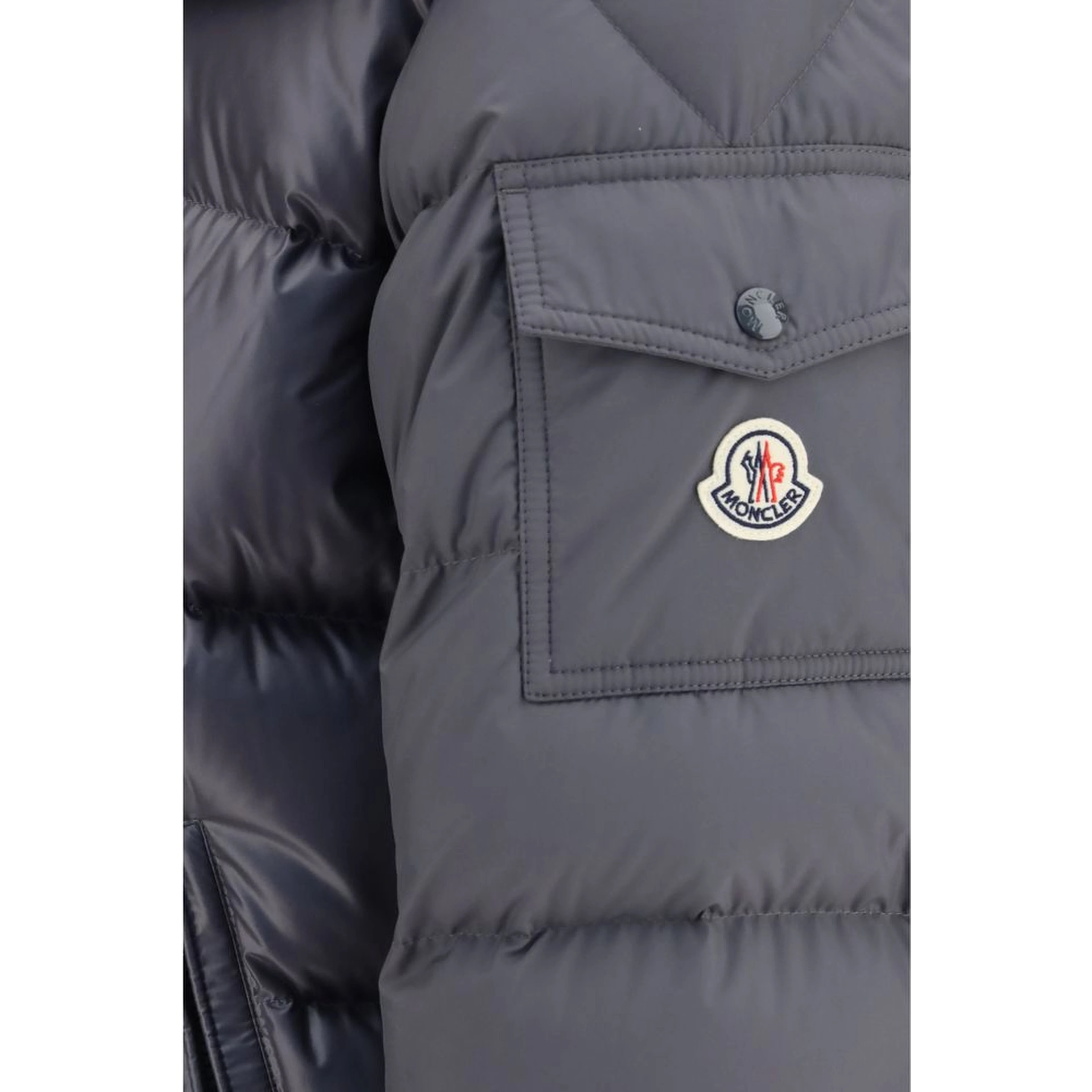Gray Goose Down Full-Length Jacket