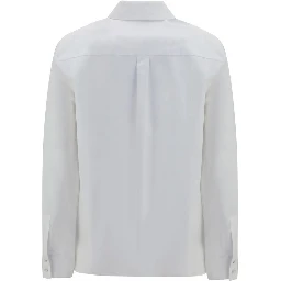 White Cotton Dress Shirt