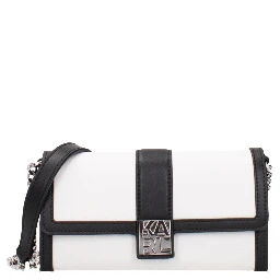 White Leather Clutch Bag