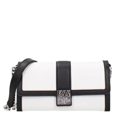 White Leather Clutch Bag