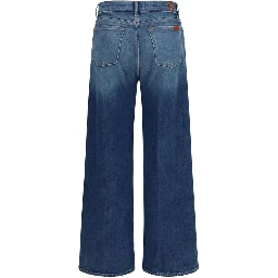 Blue Cotton Jeans Denim
