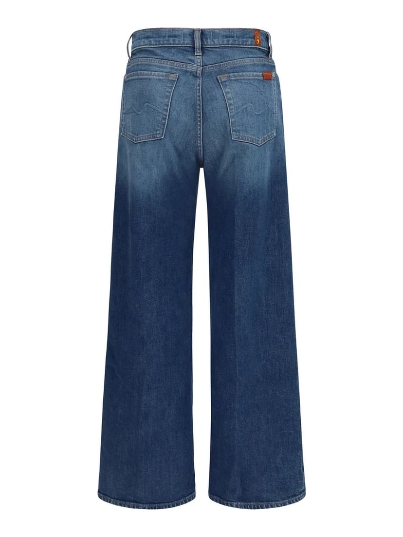 Blue Cotton Jeans Denim