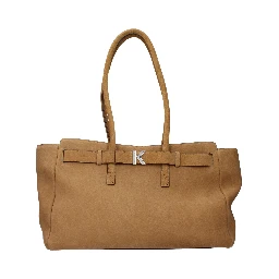 Brown Leather Shoulder Bag