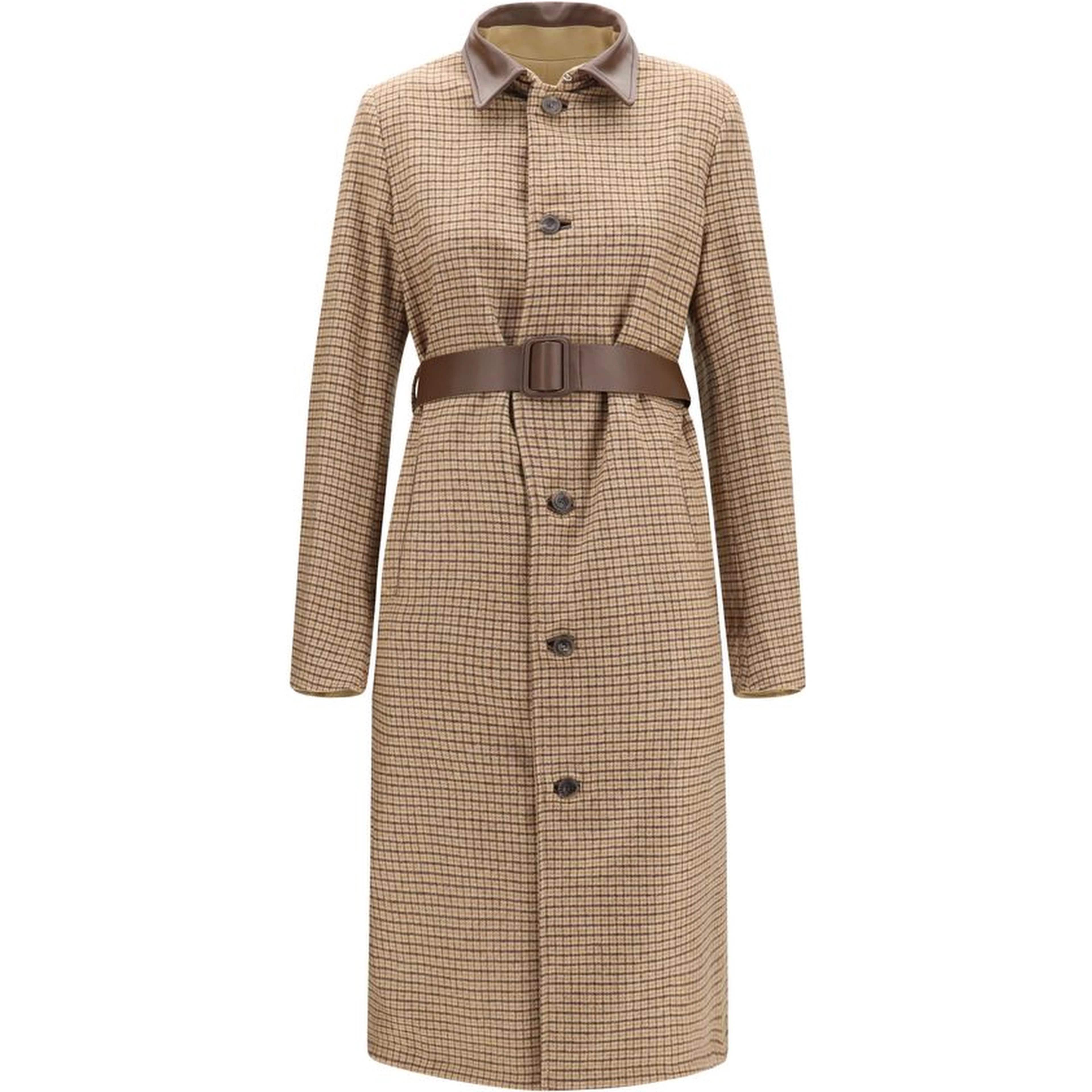 Brown Cotton Coat