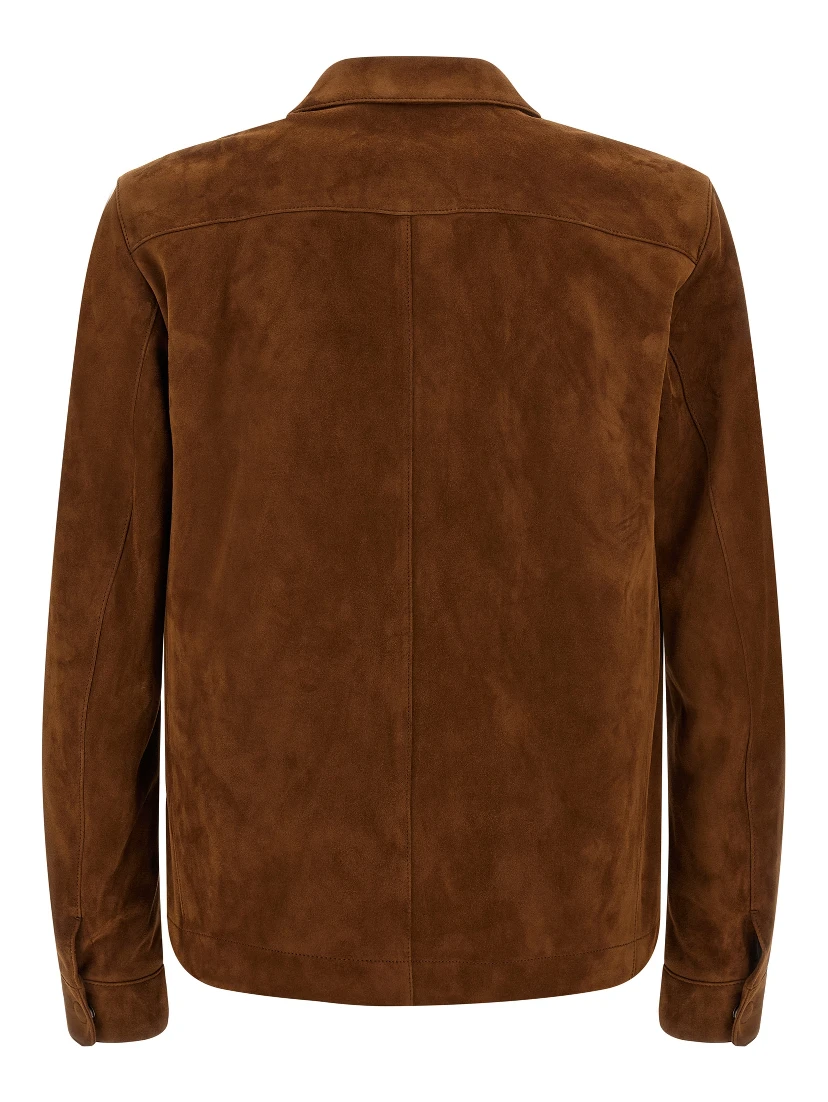 Brown Lamb Leather Leather Jacket