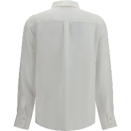 White Silk Dress Shirt
