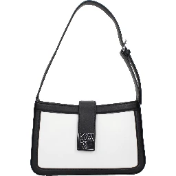 White Leather Shoulder Bag