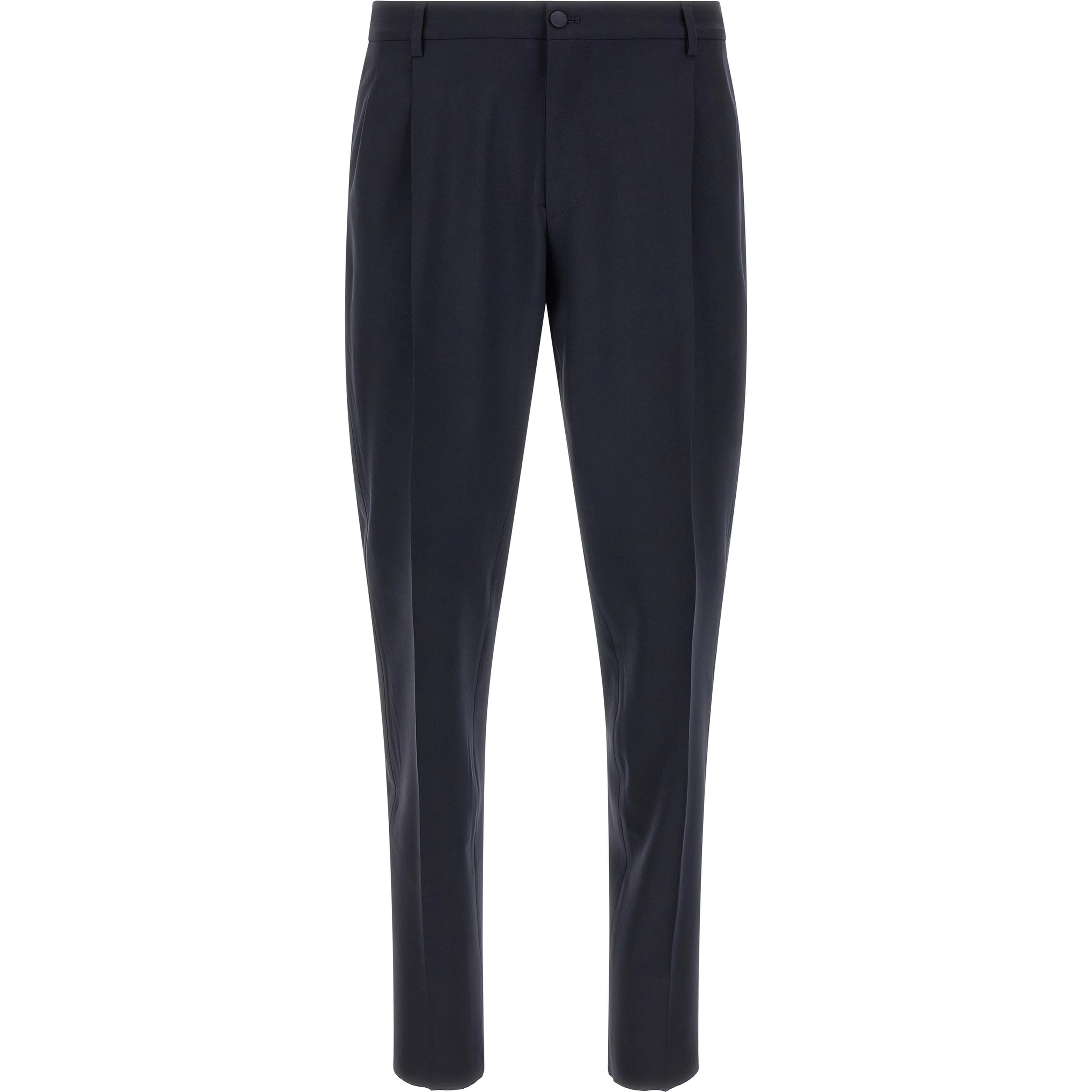 Blue Virgin Wool Two-Piece Suit