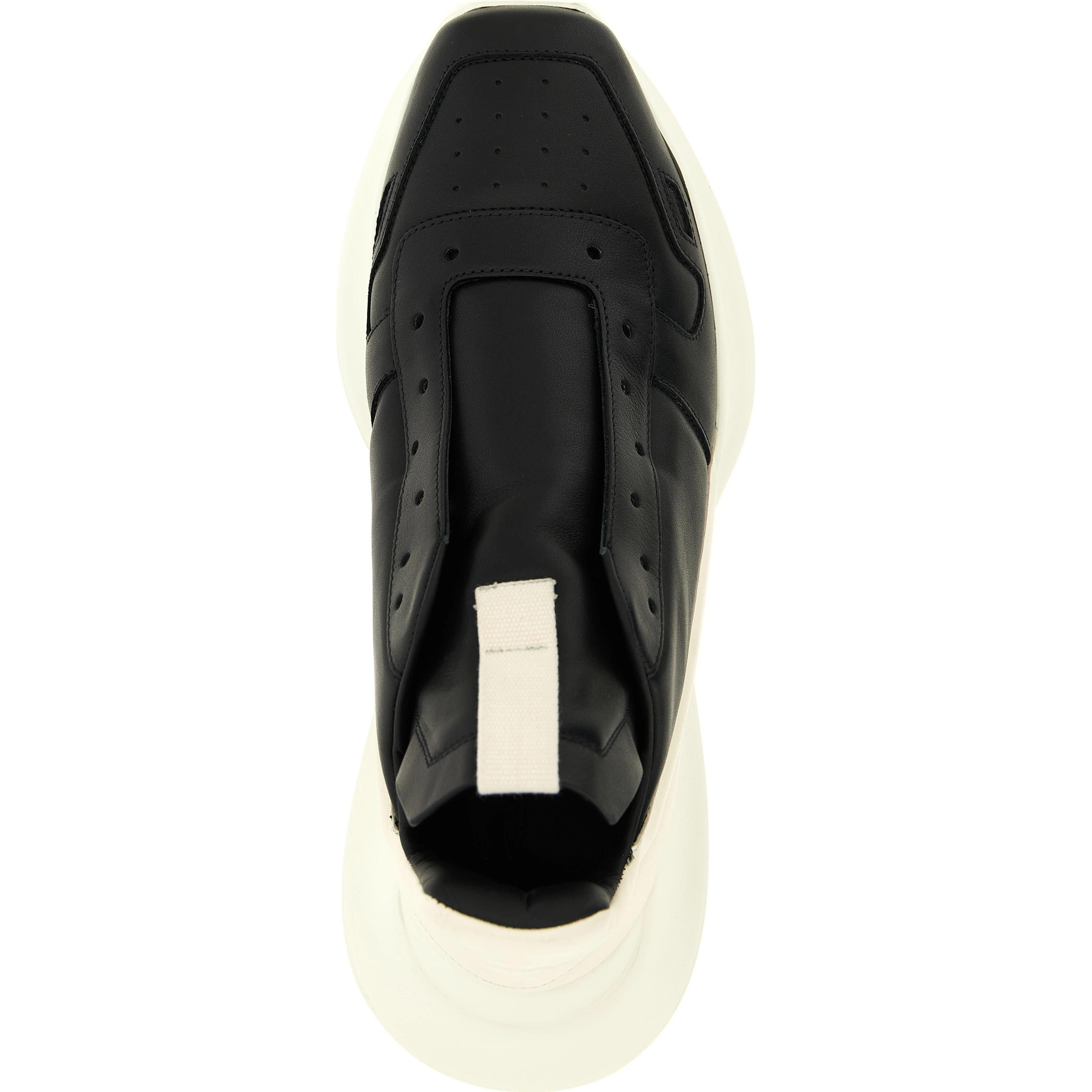 Bicolor Calfskin Chunky Sneakers