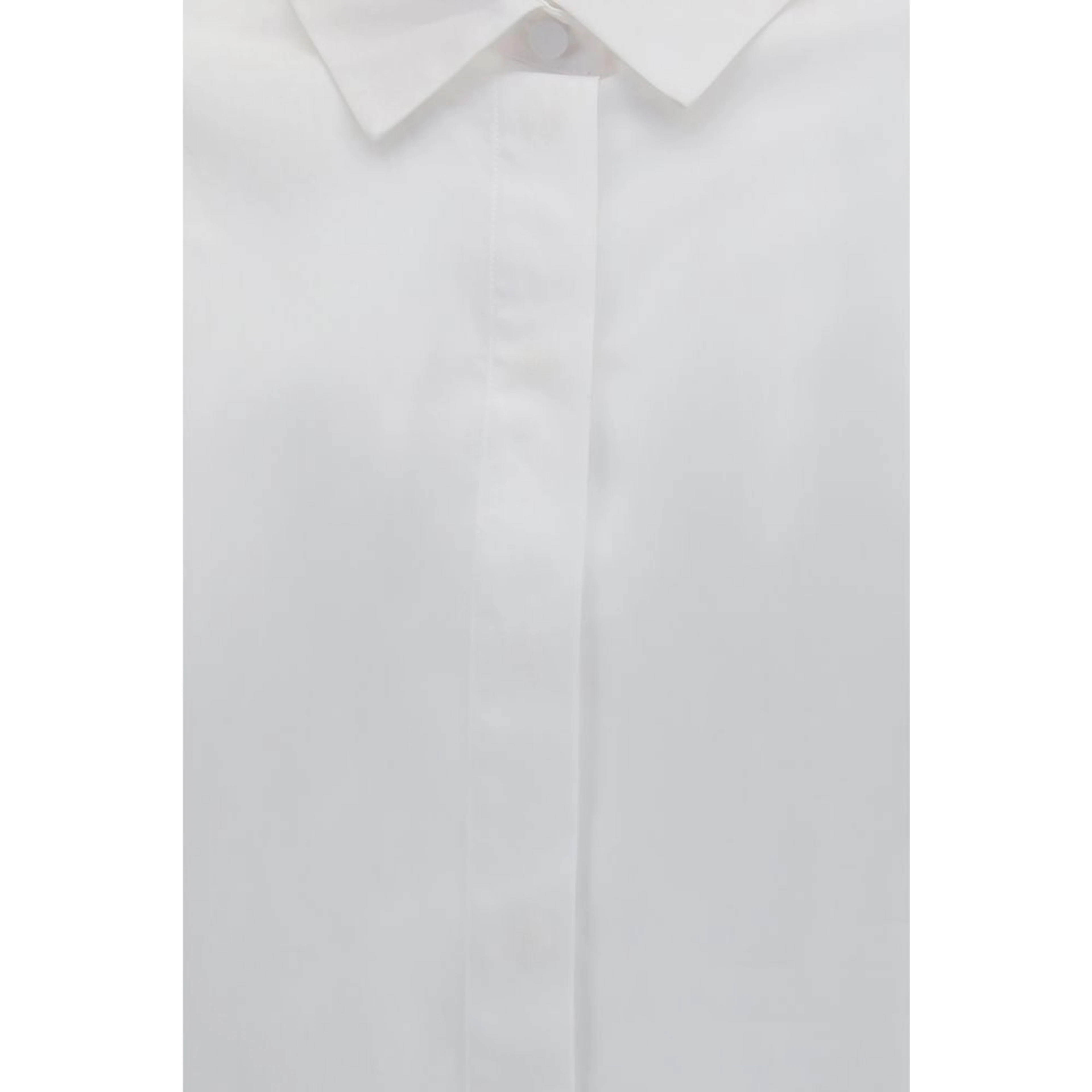 White Cotton Dress Shirt