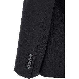 Blue Virgin Wool Two-Piece Suit