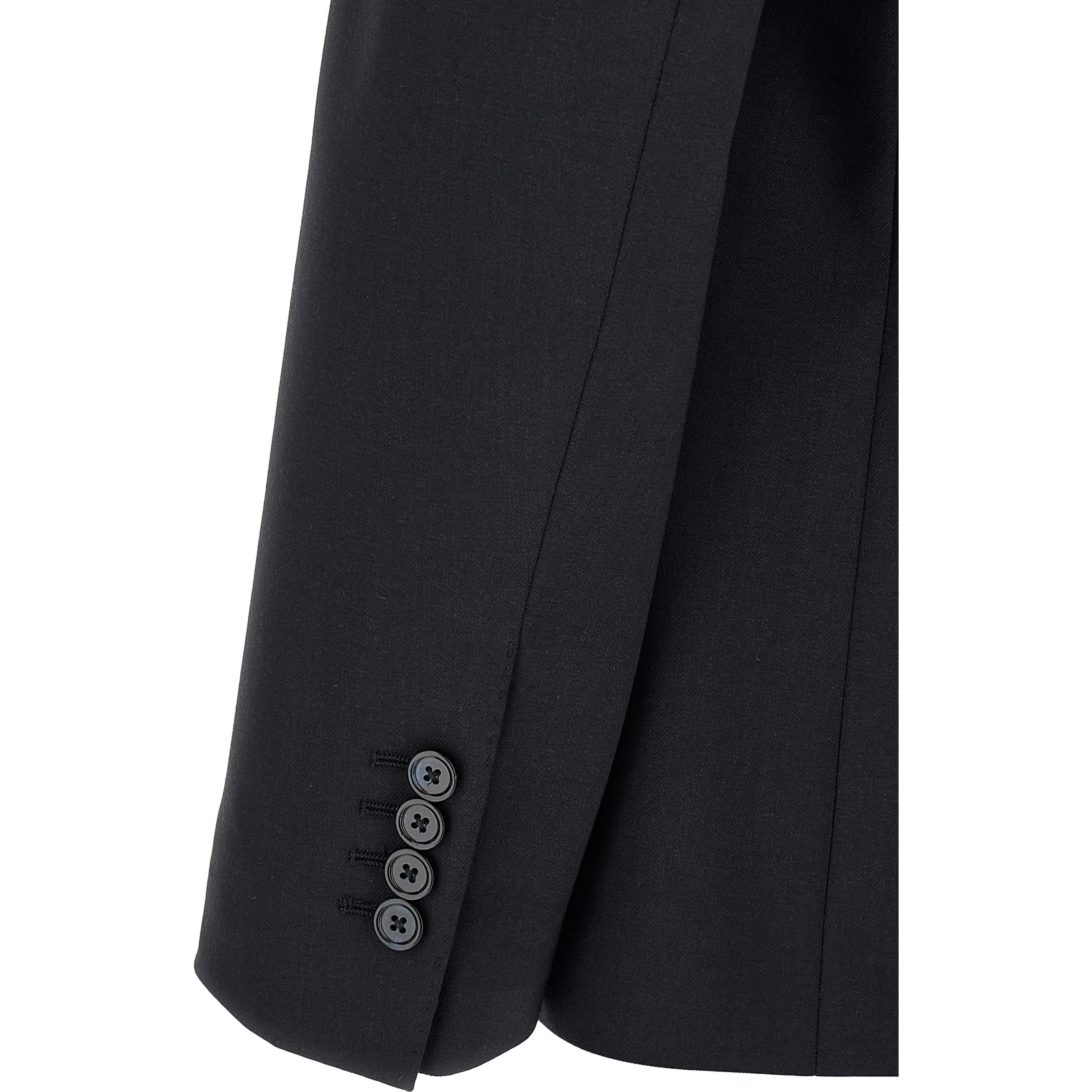 Blue Virgin Wool Two-Piece Suit