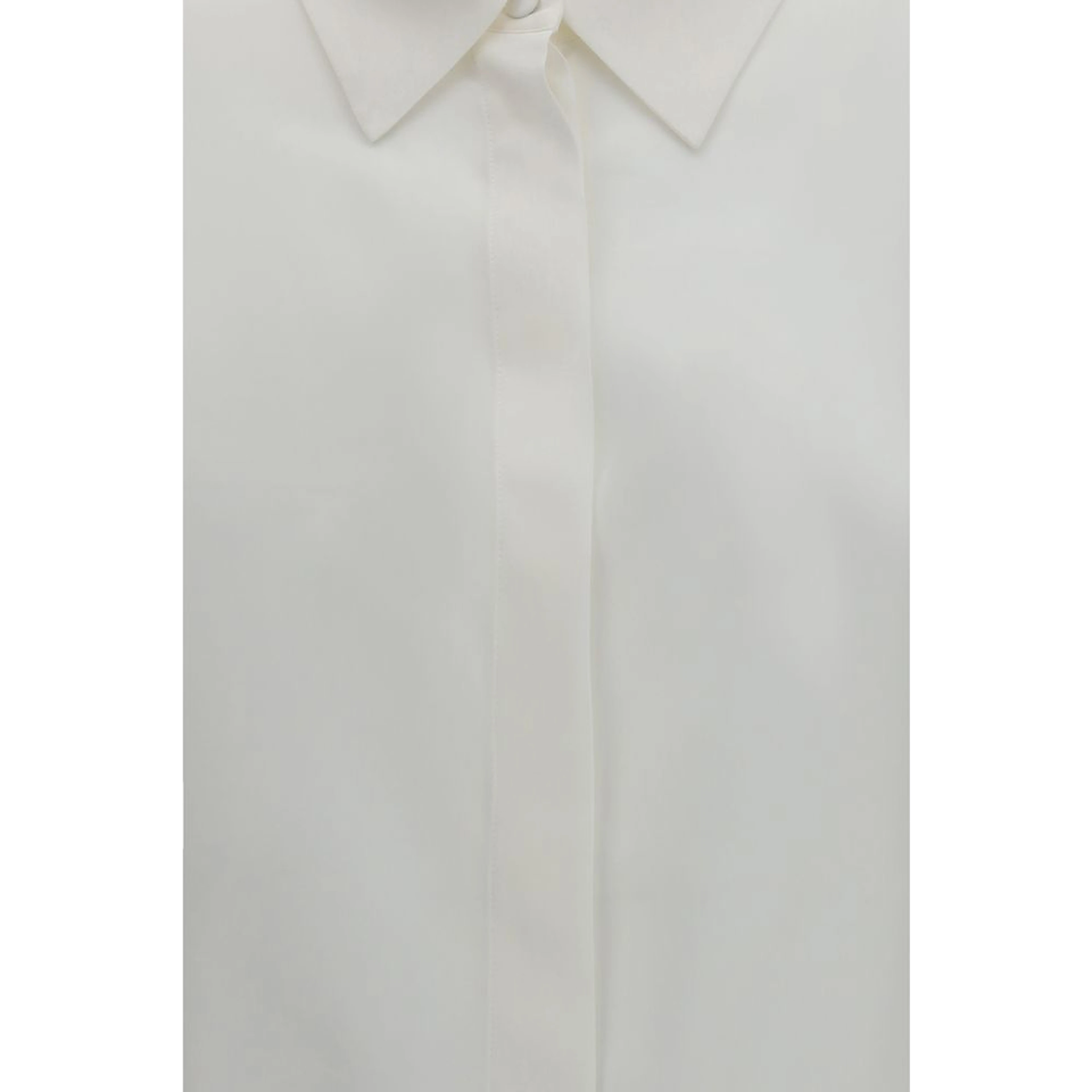 White Silk Dress Shirt